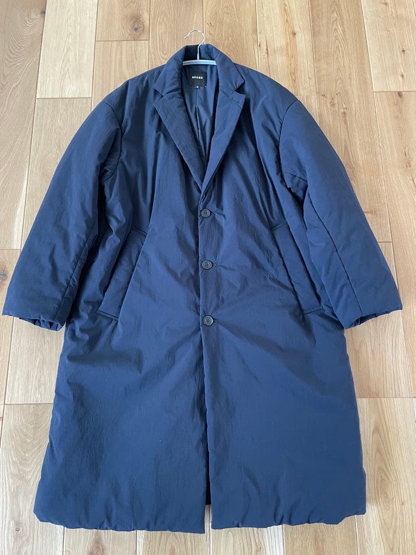【美品】BEAMS ビームス 中綿 イージー チェスターコート ロングコート