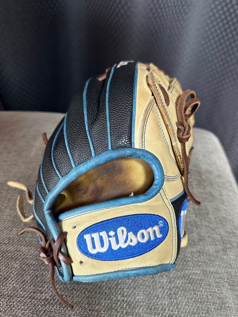 Wilson 軟式グローブ ベージュ/黒