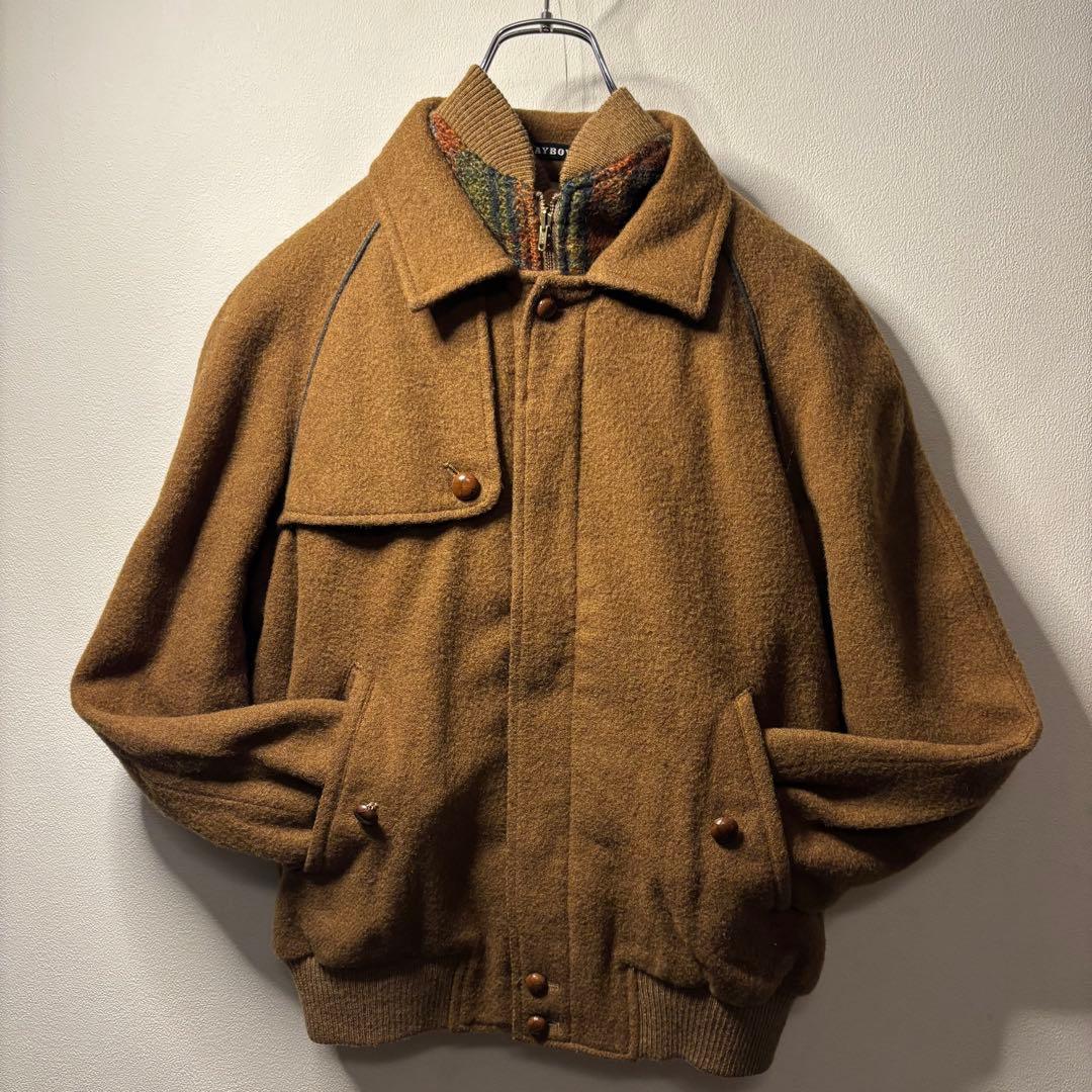 80's 90's vintage オーバーサイズ ウール ブルゾン y2k