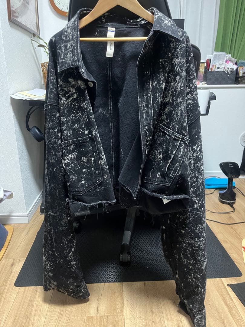 シンヤコヅカ 25ss ブリーチデニムジャケット L