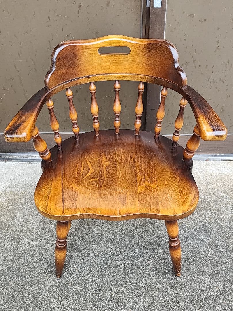 あ*コ様 飛騨産業 キツツキマーク ダイニングチェア 椅子 ウィンザーチェア 木