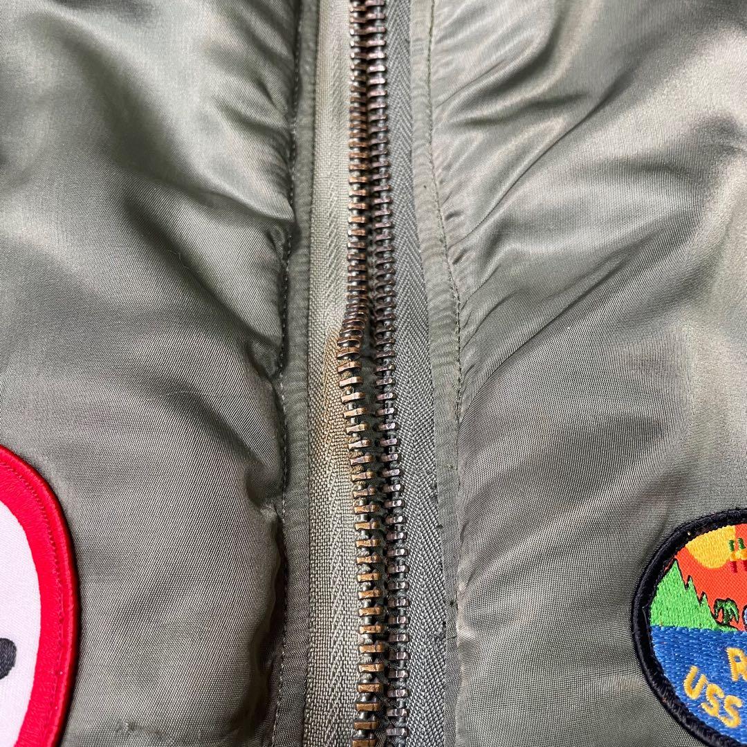 70’s USAF 米軍実物 MA-1 フライトジャケット ワッペン M