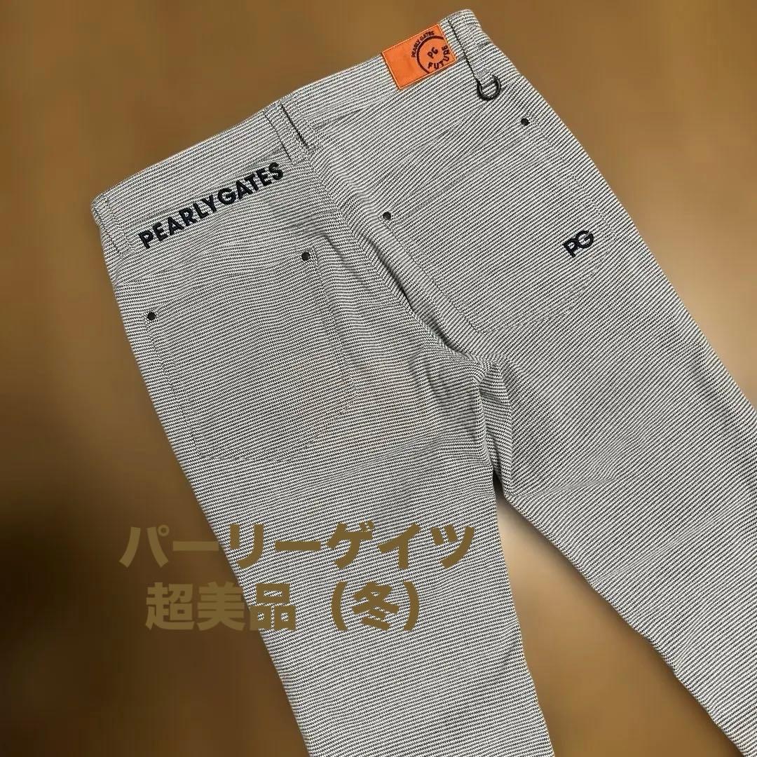 パーリーゲイツ ドビー ＥＸストレッチ 秋、冬ゴルフパンツ吸湿発熱素材　メンズ