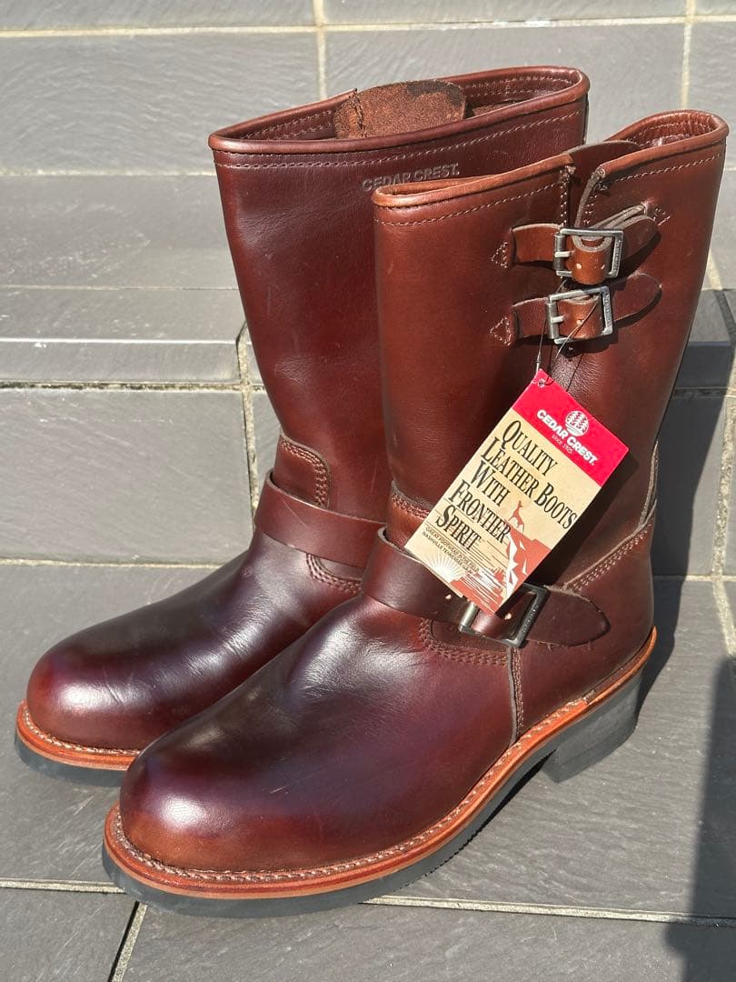 【ヴィンテージ】ブラウンレザーワークブーツ