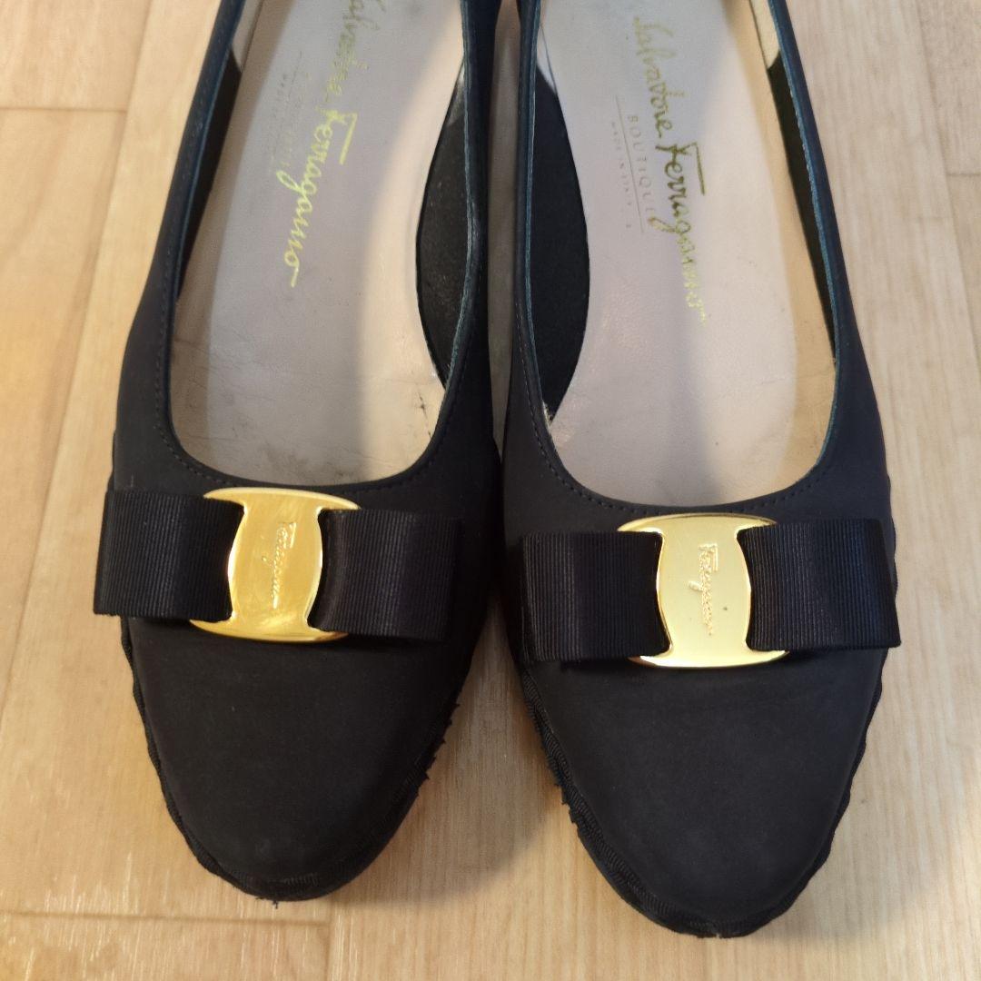 フェラガモバレエシューズ8C.25センチ