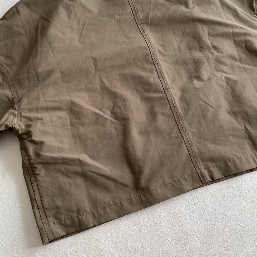 【美品】IENA　2025　ウェザーノーカラージャケット　カーキ　定価3万5千円