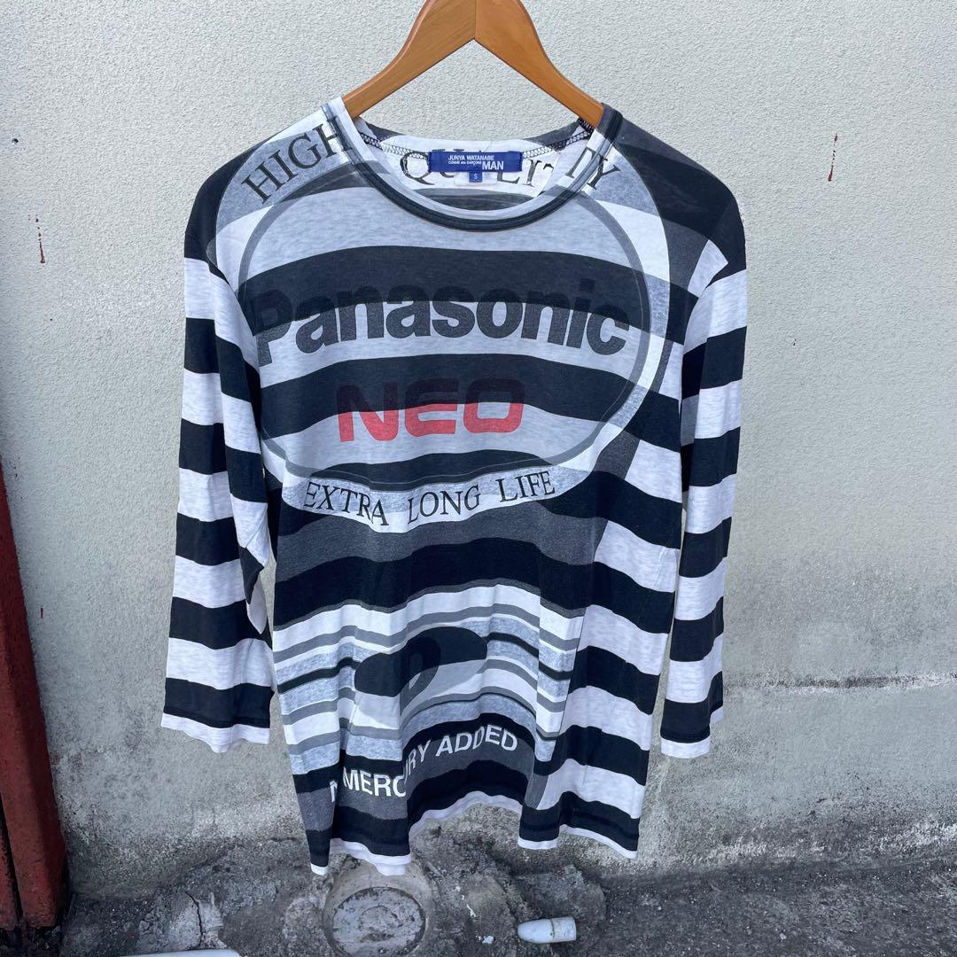 00s junya watanabe アーカイブ　ロンT 7部丈　パナソニック