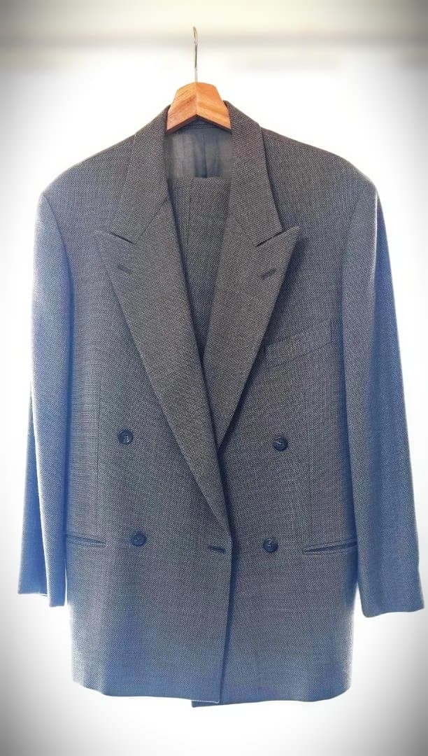 ジョルジオアルマーニ ダブルブレストスーツ 46 Armani Suit 90s