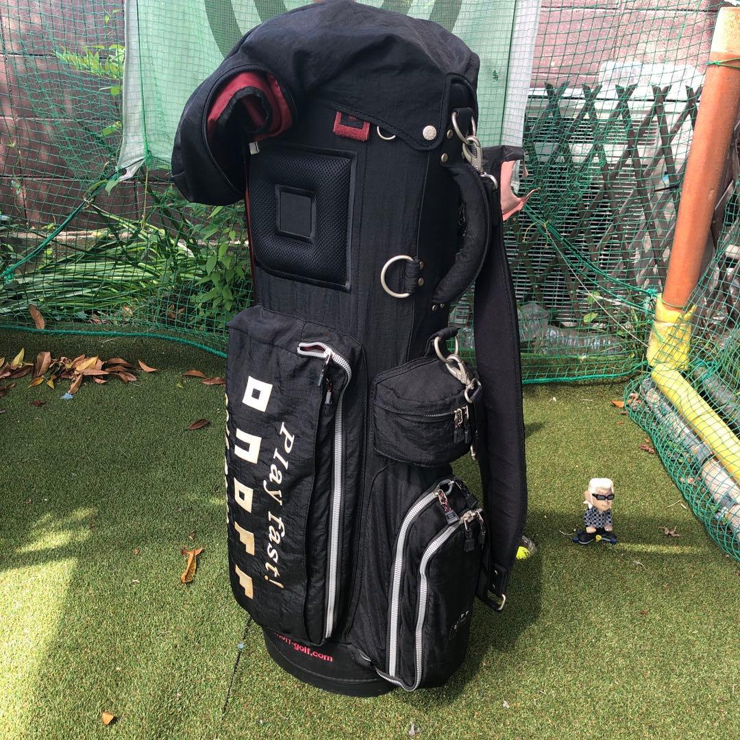 オノフ　スタンド式キャディバッグ　7分割ポケット　メンズ　レディース