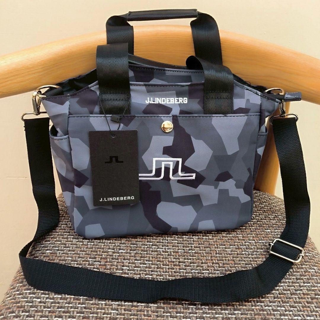 新品　J.LINDEBERG　ゴルフ　カートバッグ　ラウンドバッグ　グレー