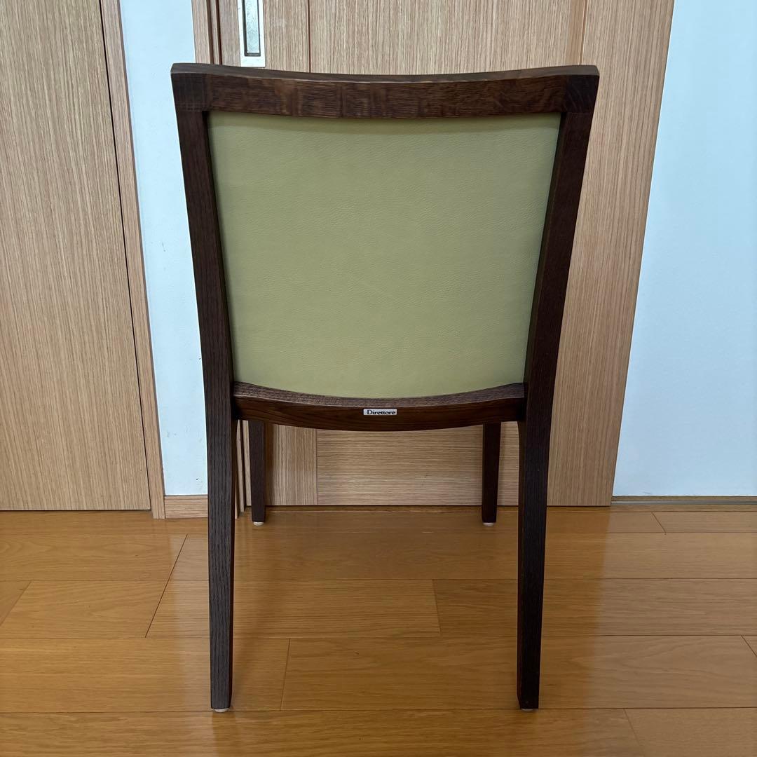 カリモク　Direttore ライトグリーン ダイニングチェア　2-1