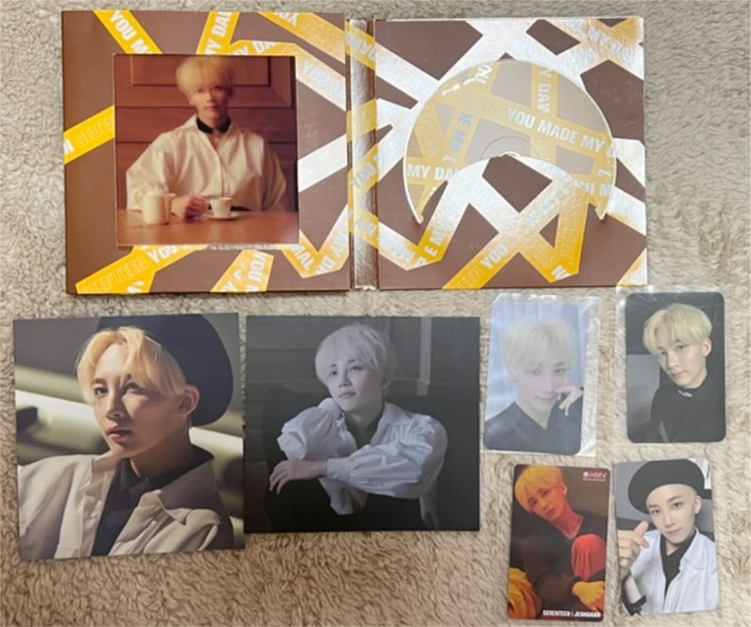 seventeen you made my dawn ジョンハン トレカ セット