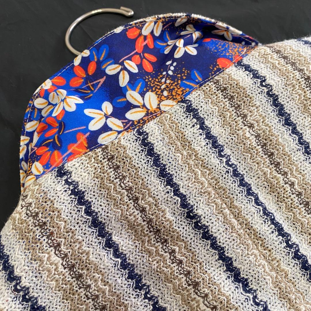 【未使用級✨】bob ニット アンコン 太ストライプ テーラードジャケット 48