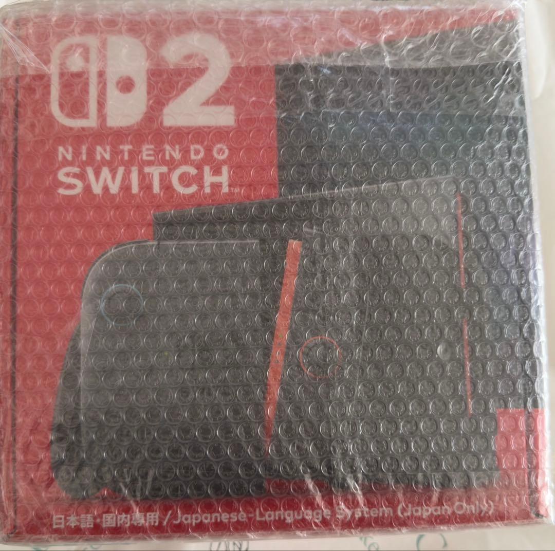 新品未開封Nintendo Switch 2 日本語対応 本体　３年保証証明書付