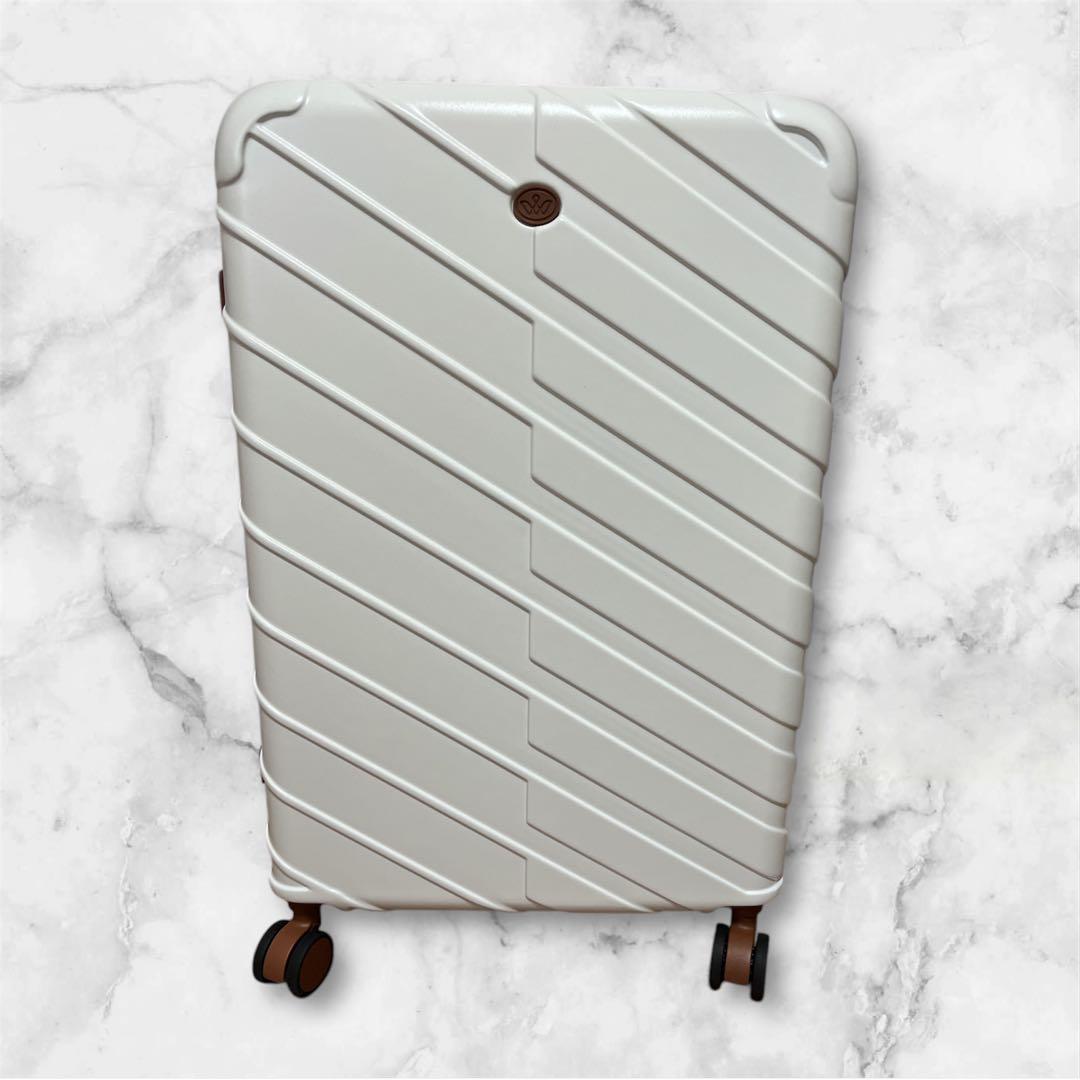 スーツケース キャリーケース 機内持ち込み TSAロック 超軽量 ラテカラー L