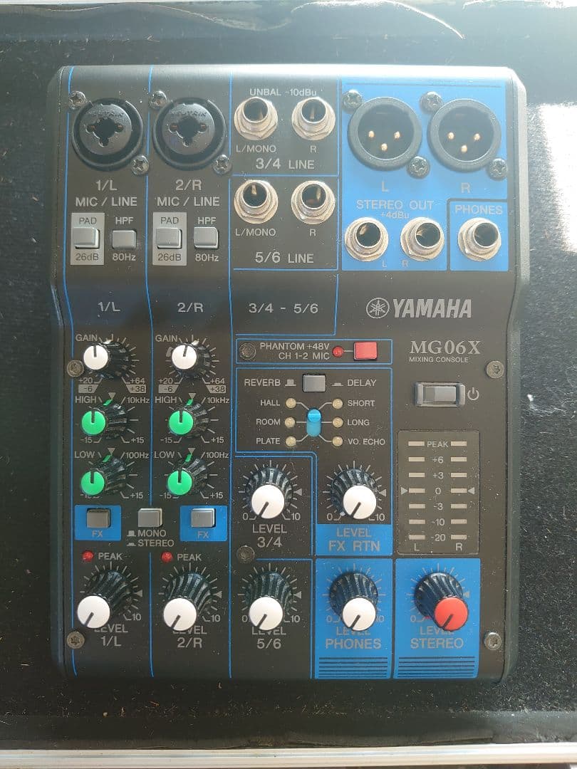 Yamaha MG06X アナログミキサー