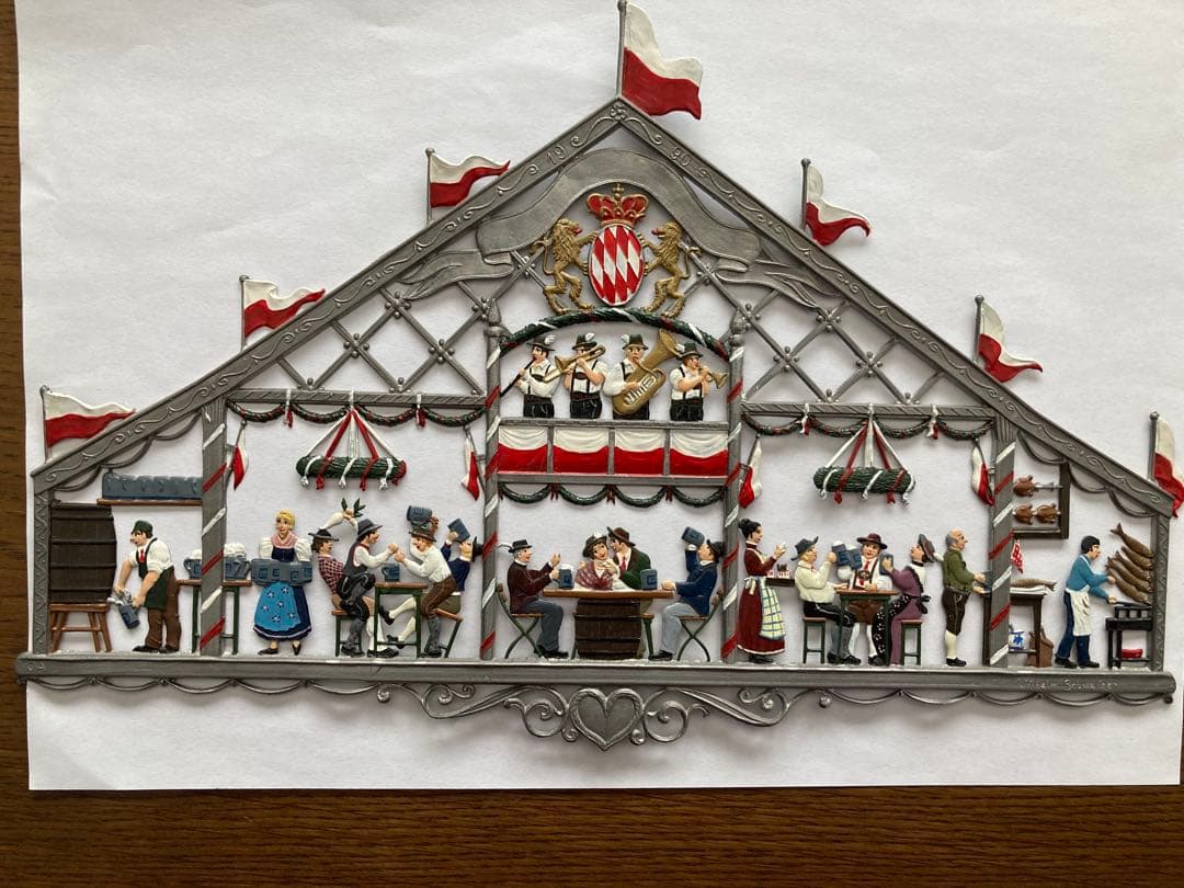 錫工芸品　壁飾り　ドイツ