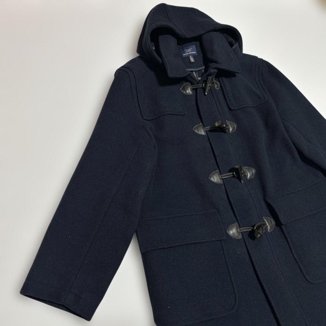 Brooks Brothers 346 ダッフルコート ネイビー チェック柄
