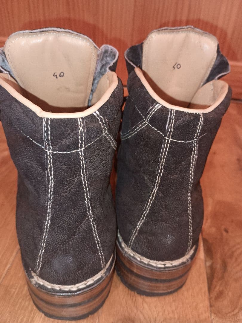 マルモラーダ　マウンテンブーツ　エレファントレザー　ブラック40