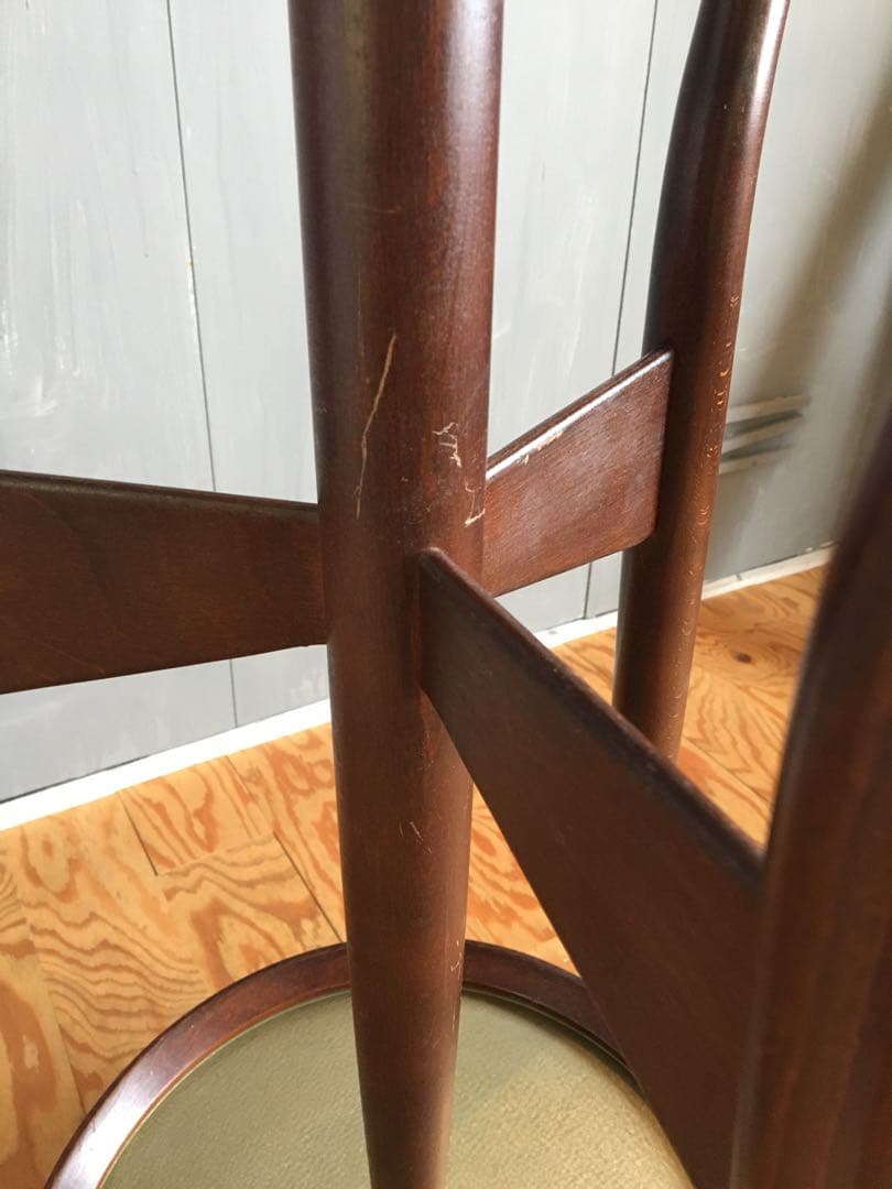 秋田木工 ポールハンガー コート掛け ビンテージ カリモク キツツキ 柏木工