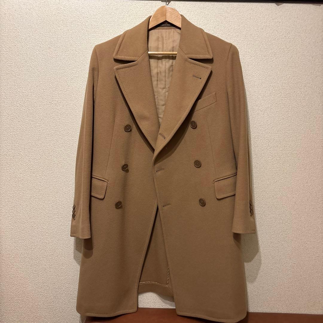 タリアトーレ　カシミヤ混　キャメルコート　46