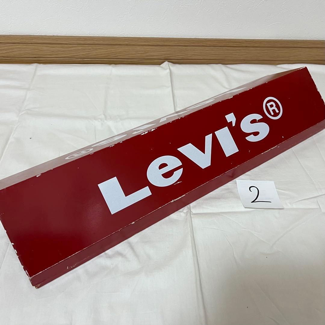 Levi's 販促用 看板 2 リーバイス 非売品 レア 卓上サイン