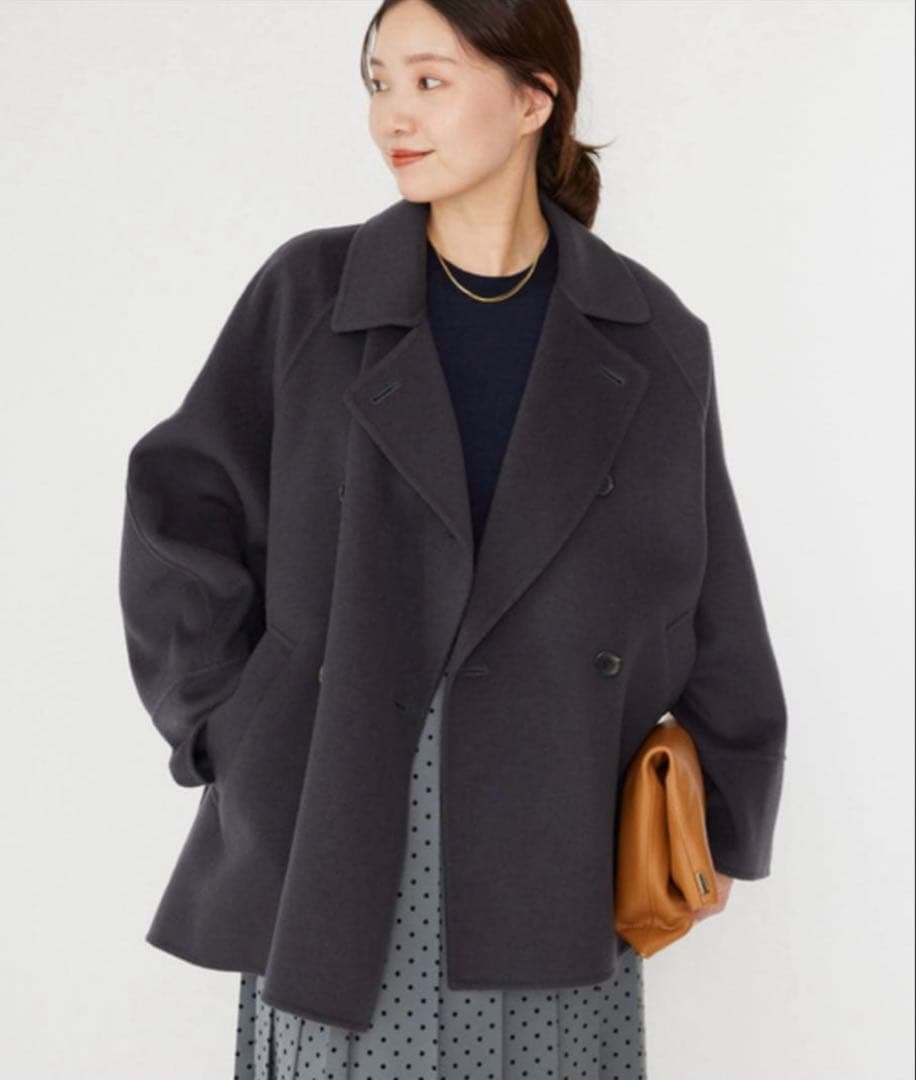 ☆roko☆スーパー160ダブルフェイスショートコート38サイズ