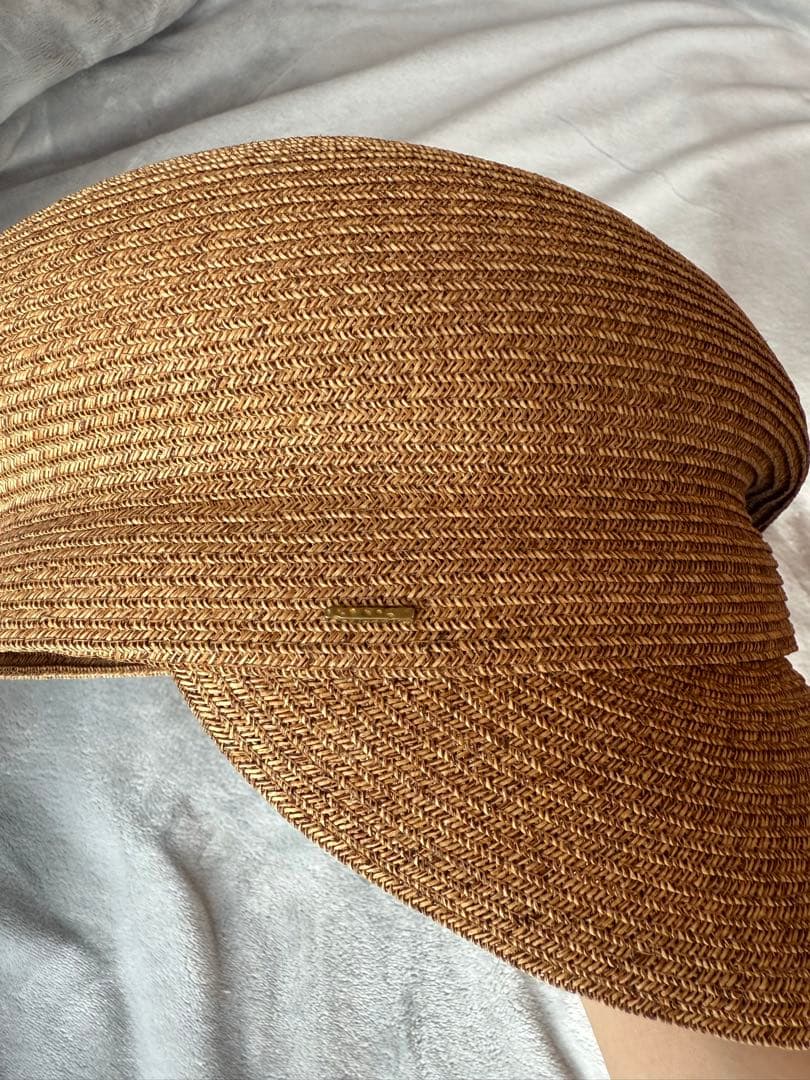 【CA4LA】アシンメトリーキャスケット/ベージュ