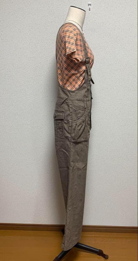 バーバリーブルーレーベル オーバーオール セレブ 高級 騎士 刺繍 ナイトホース