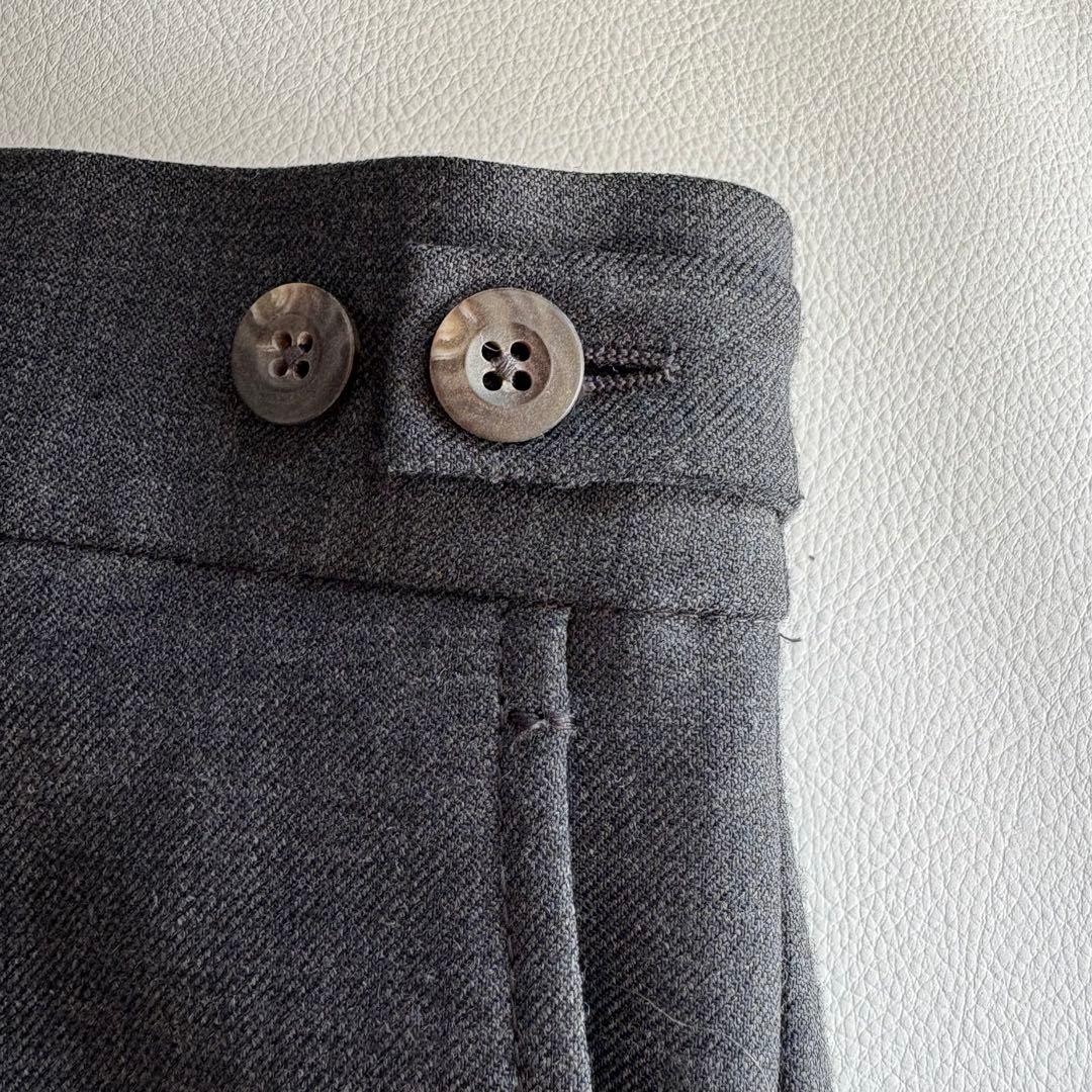 ベルウィッチ BERTOベルト テクノウールバックシャーリングテーパードパンツ