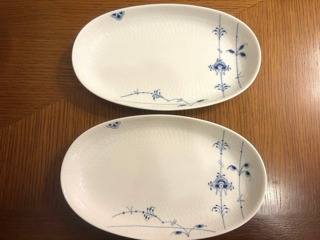 ロイヤルコペンハーゲン ブルーパルメッテ　オーバル