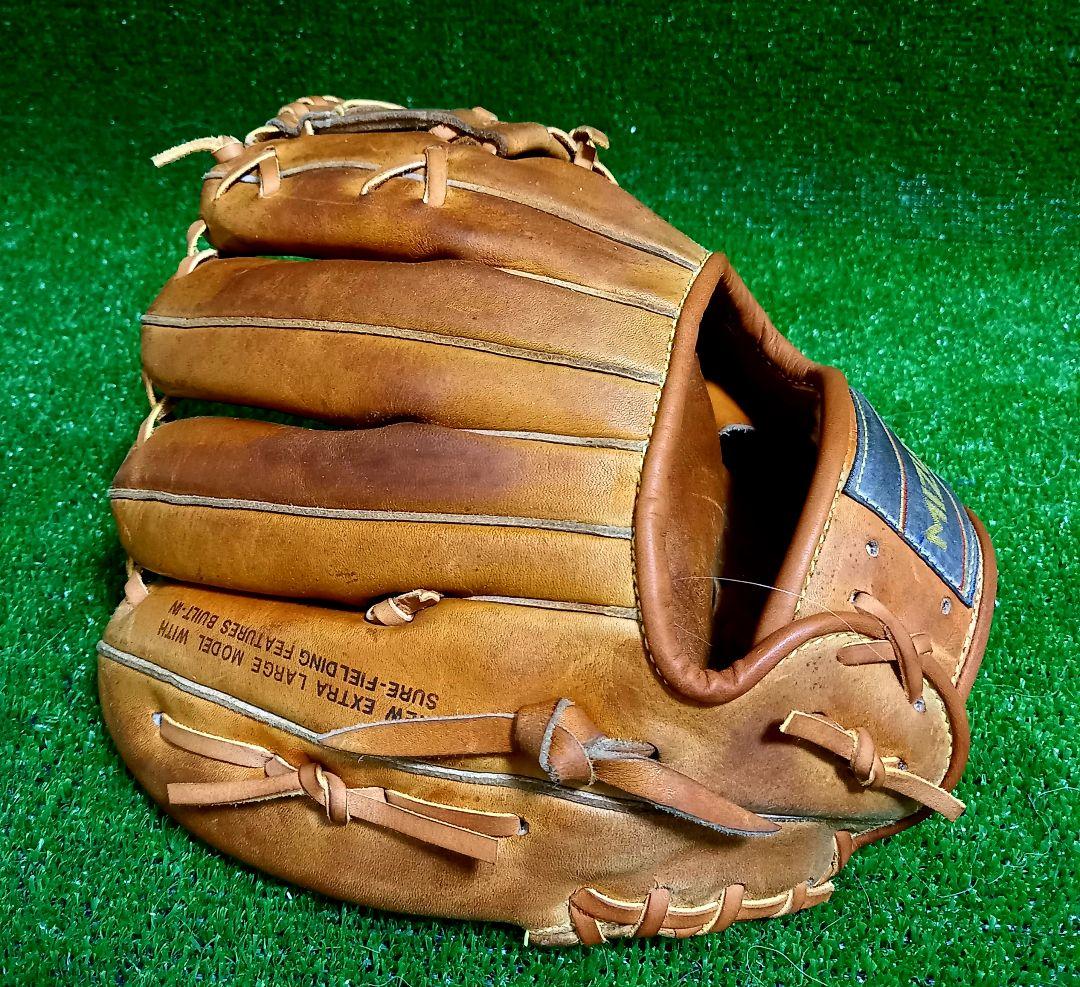 美津濃ワールドウィン 中村勝広 硬式グローブ、赤カップ