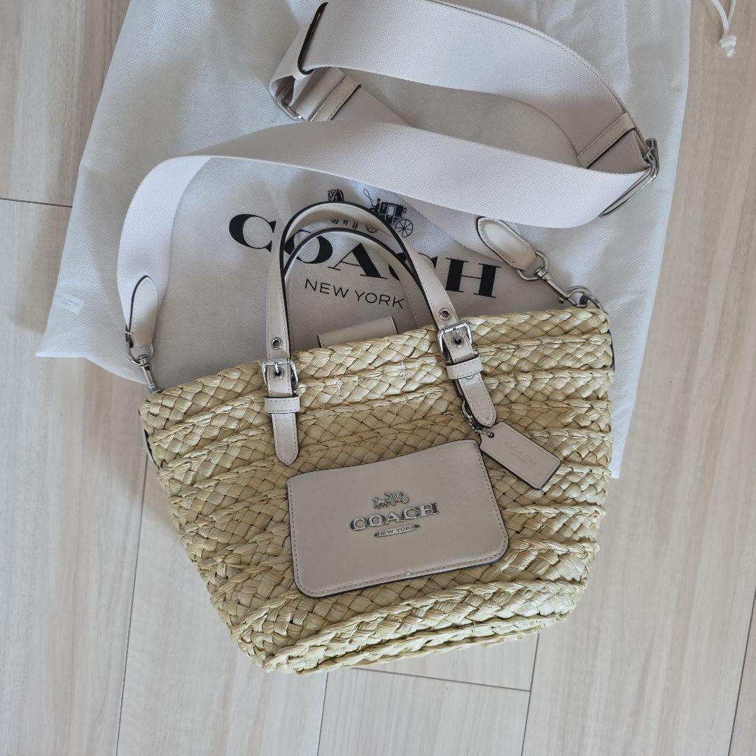 COACH ストロー 2way クロスボディバッグ C519