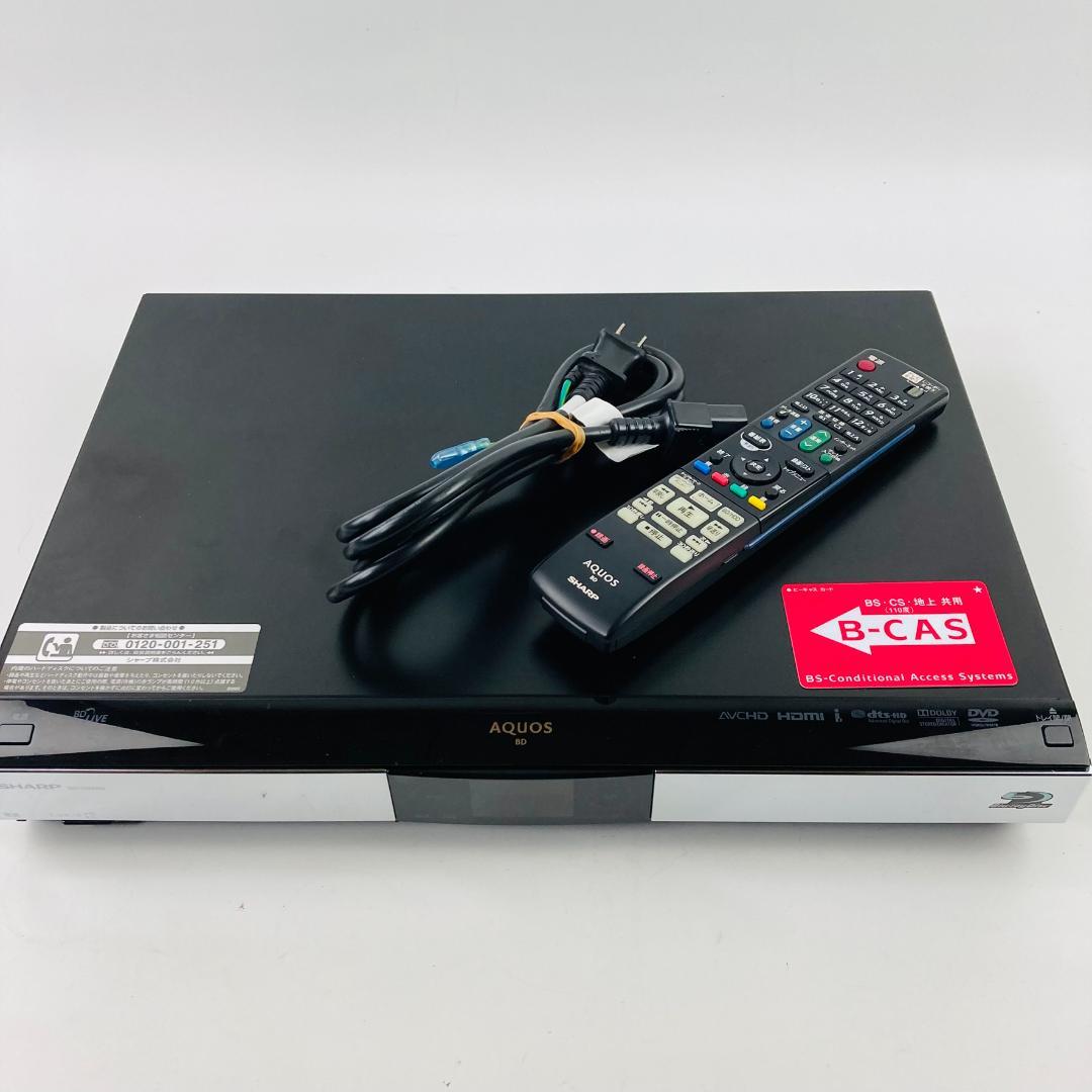 シャープ AQUOS ブルーレイレコーダー BD-HDW55 500GB W録画