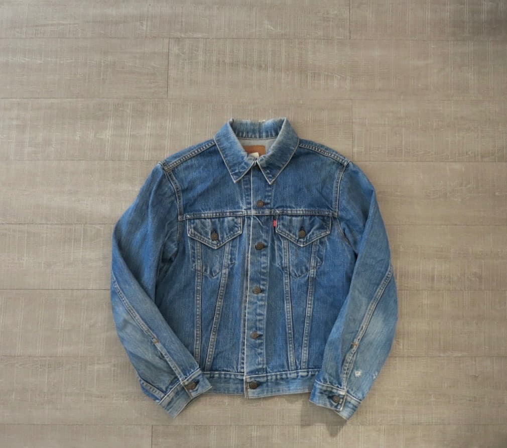 40 70s VINTAGE LEVIS 70505 デニムジャケット ケアタグ