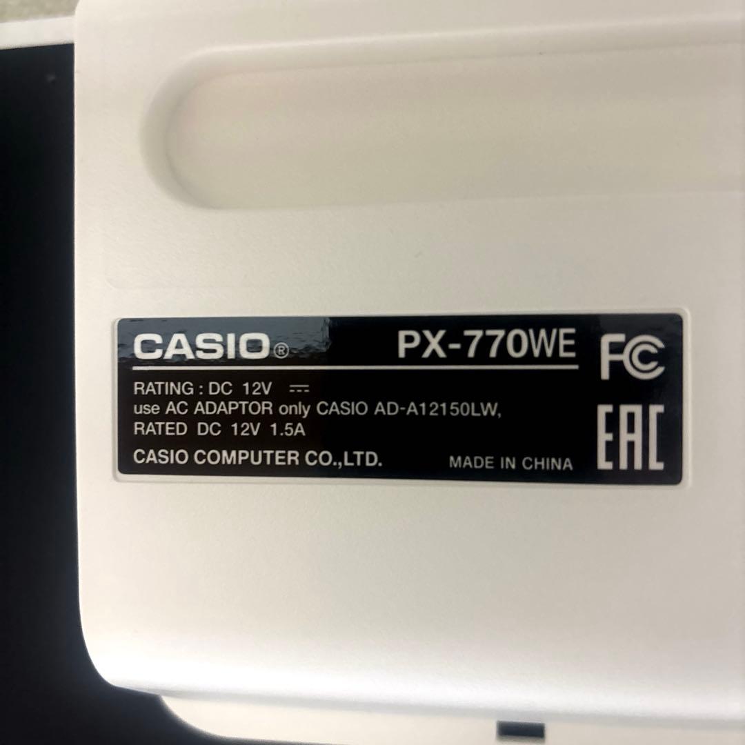 CASIO電子ピアノ Privia PX-770WE