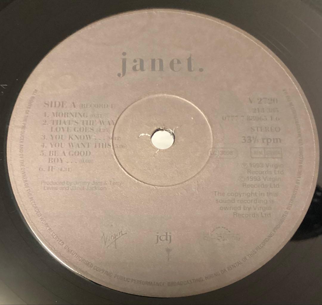(USED)ジャネット ジャクソン janet.2枚組レコード 美品オリジナル盤