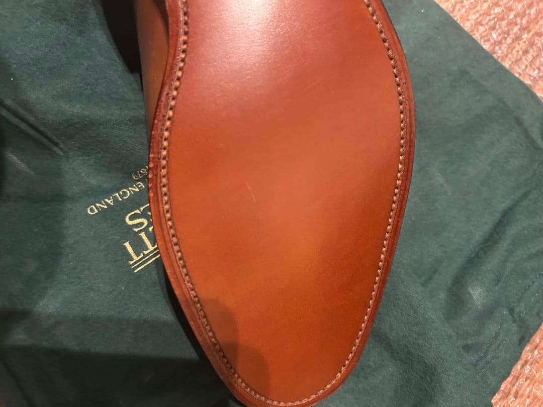 未使用　Crockett & Jones ブラウン ドレスシューズ　ビジネス　９