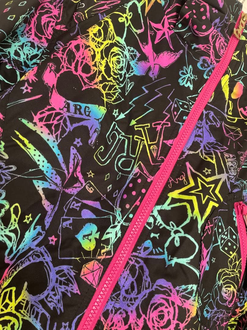 カラフル グラフィック ジャケット 女性用