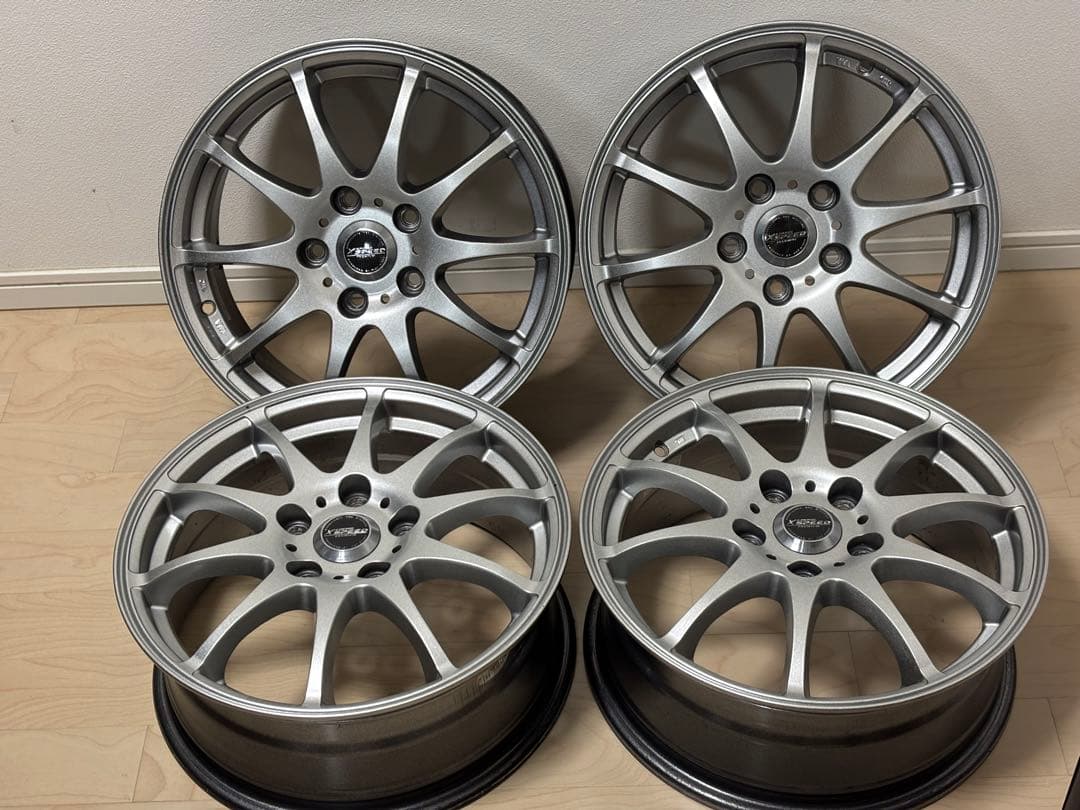 16インチ アルミホイール 4本セット 5穴 PCD114.3 ミニバン等に！