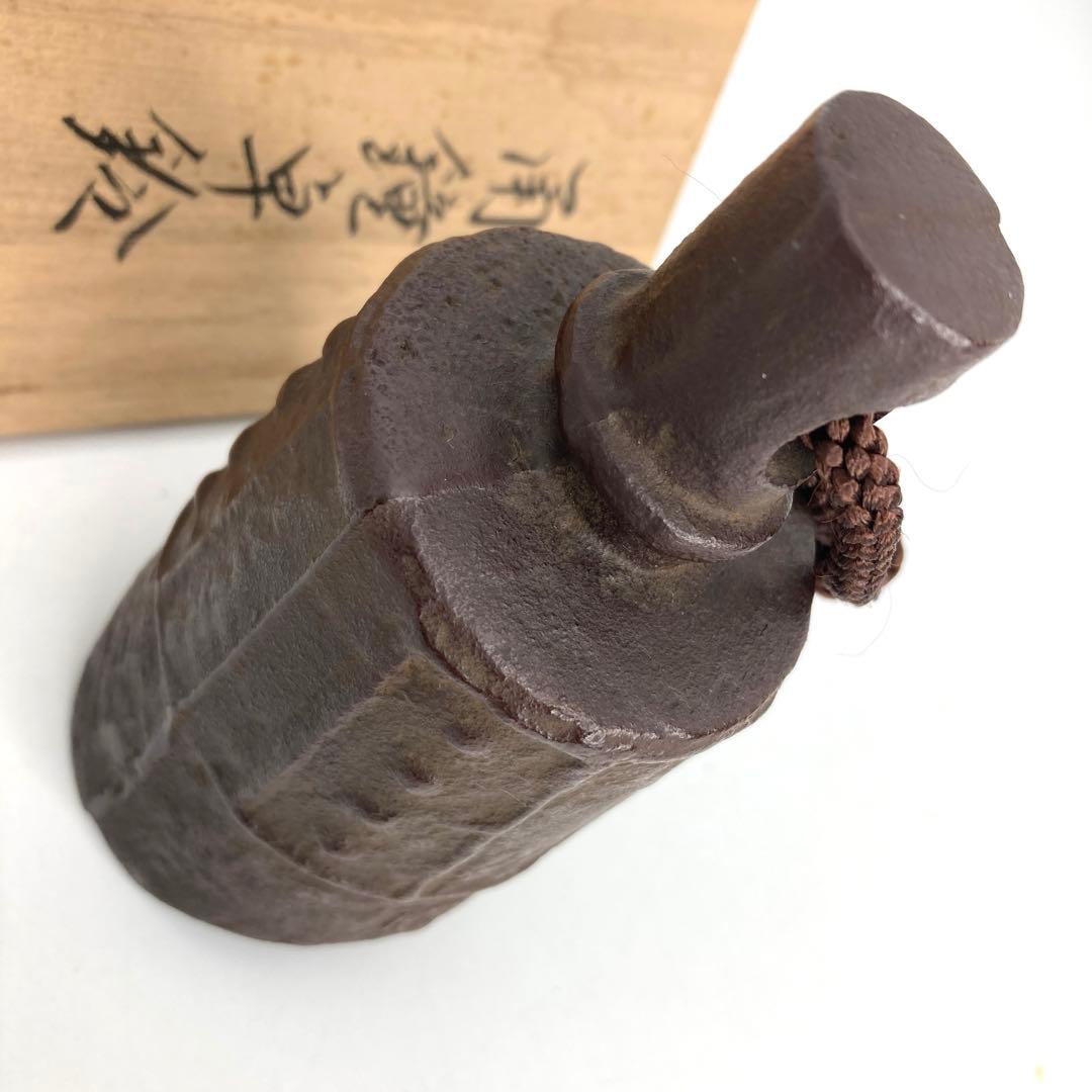 南部鉄器　鈴木盛久工房　南部砂鉄鈴　手振り鈴　卓鈴/未使用品