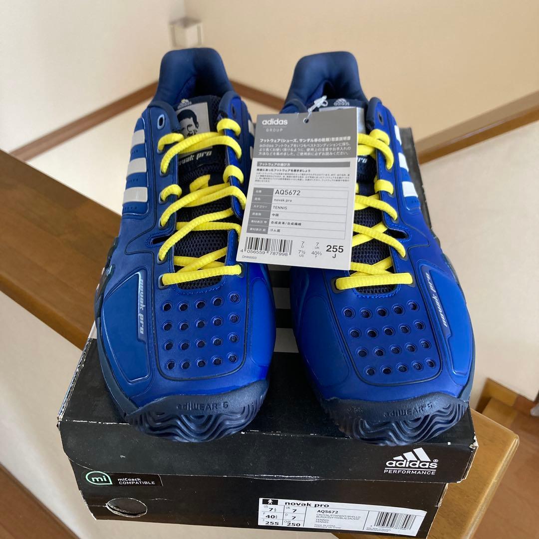 adidas novak pro テニスシューズ 25.5cm