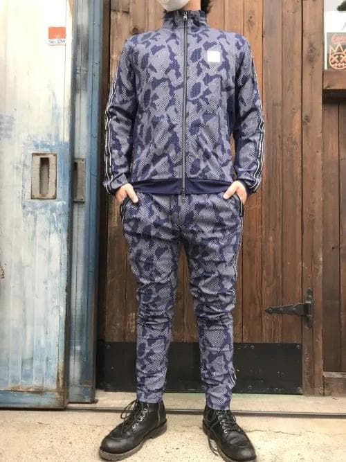 (定価64900)MARK&LONA マークアンドロナ・カモ柄ジャージブルゾン