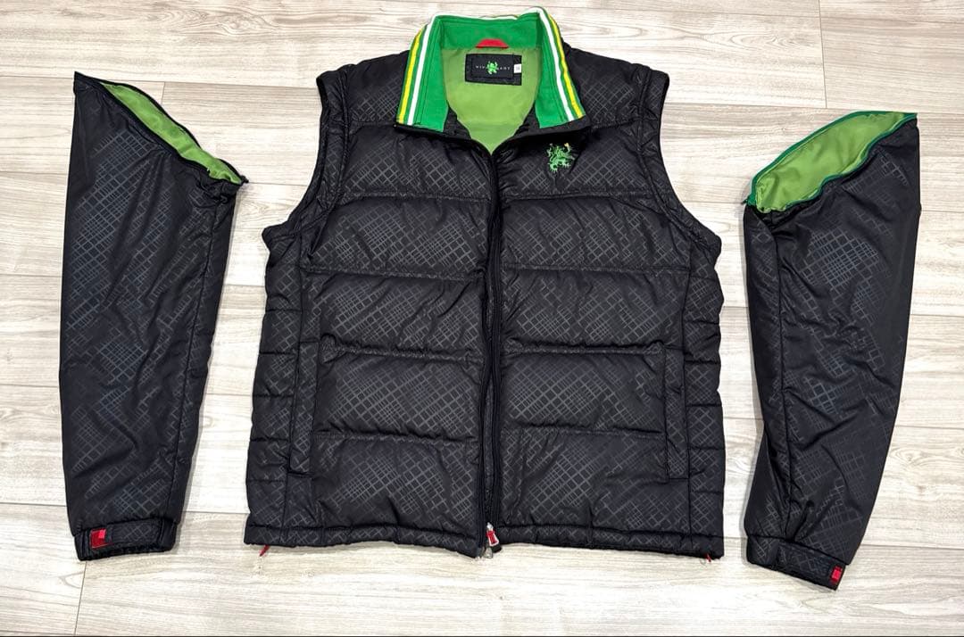 ビバハート　メンズ　ダウンジャケット　2wayアウター　52サイズ