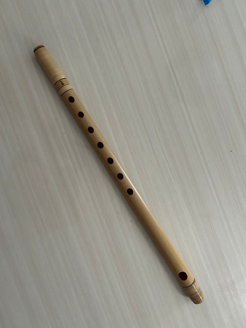 篠笛 竹製 7穴5本調子 新品