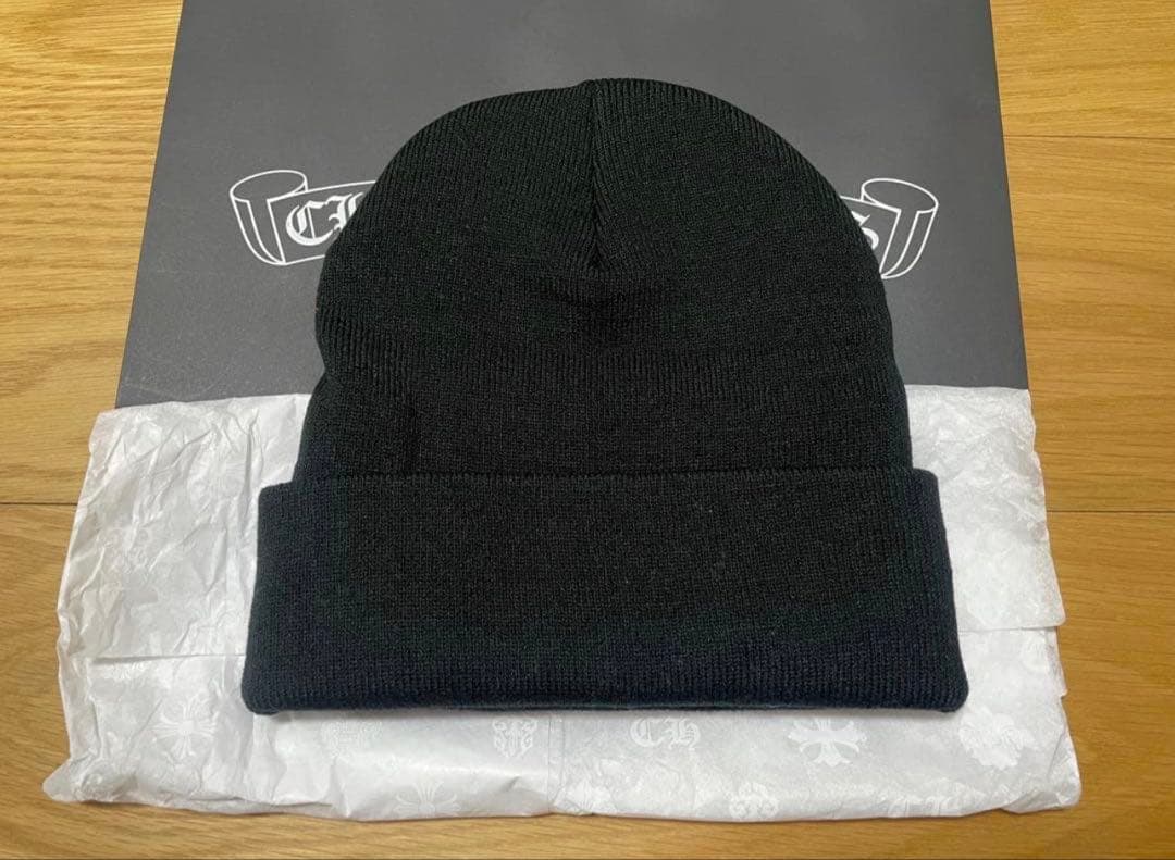 Chrome Hearts クロムハーツ ビーニー ニット帽 ニットキャップ 黒