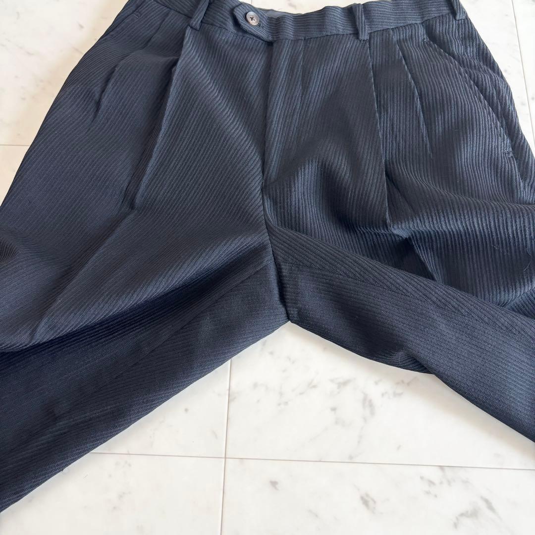 メンズティノラス 3ピース ストライプ ダブル セットアップ スーツ ジレ M