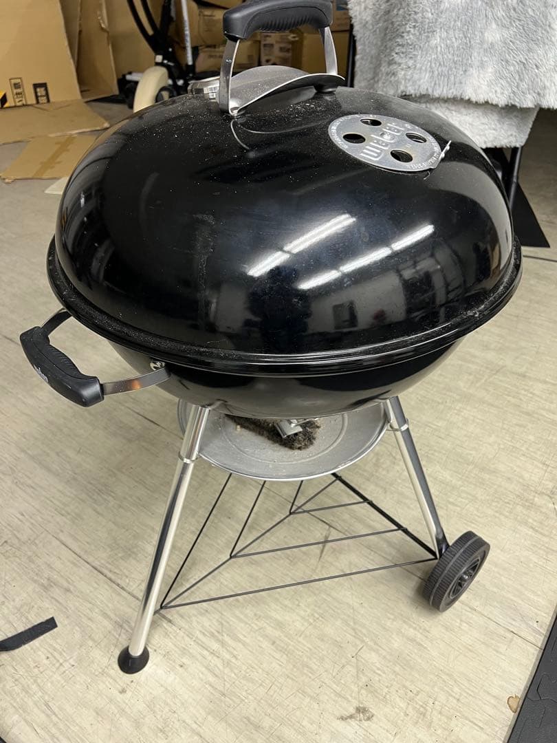 ウェーバー 57cm コンパクトケトル チャコールグリル 温度計付 WEBER