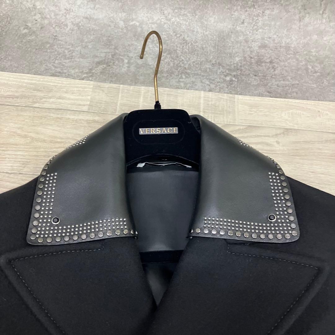 ウ*ラ様 VALENTINOヴァレンティノ　pコート　ピーコート　スタッズ　レザ