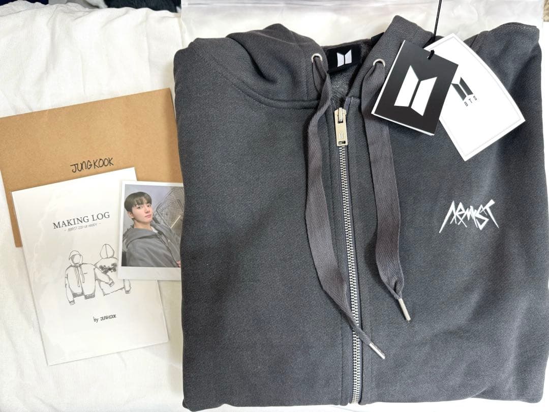 BTS アーティストメイド ARMYST ZIP-UP HOODY M グク